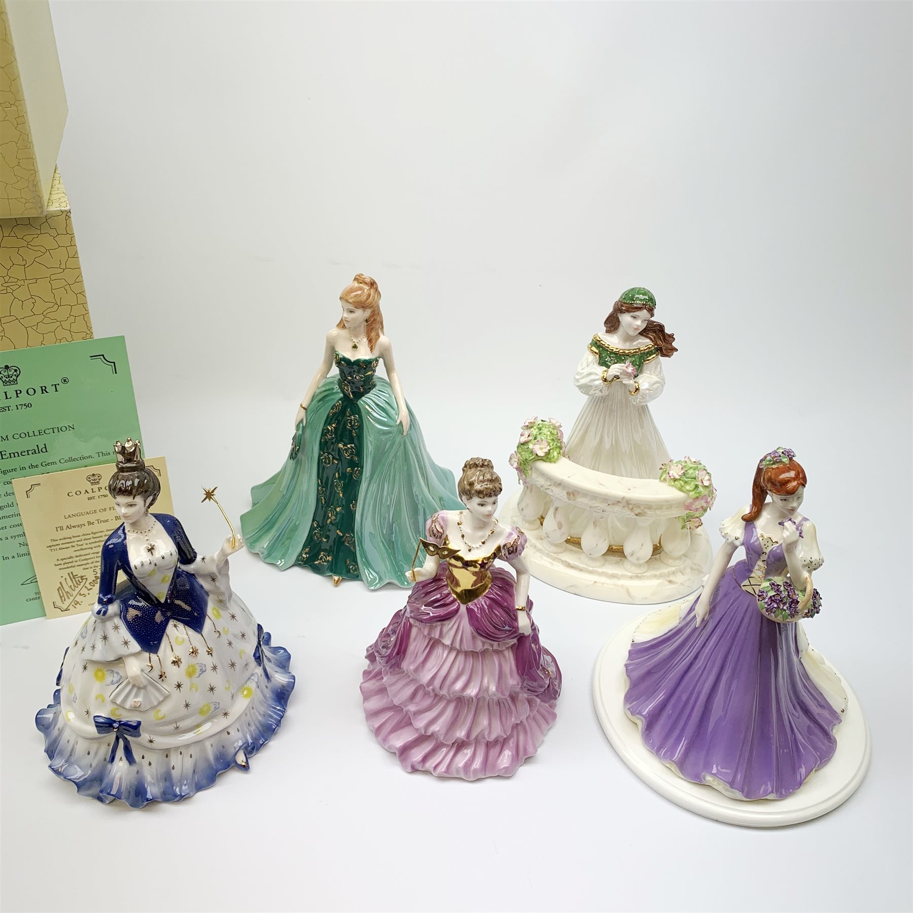 A group of Coalport figurines | Antiques, Collectables