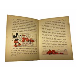 Thirteen illustrated children's books 1930s -1950s including The Magic-Beano Book 1945, Walt Disney's Pluto's Play-Time, Mr. Fox The Thief etc (13)