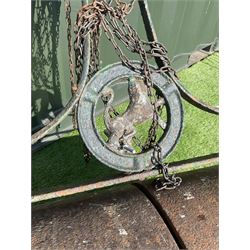 Cast iron, Victorian lawn roller - THIS LOT IS TO BE COLLECTED BY APPOINTMENT FROM DUGGLEBY STORAGE, GREAT HILL, EASTFIELD, SCARBOROUGH, YO11 3TX