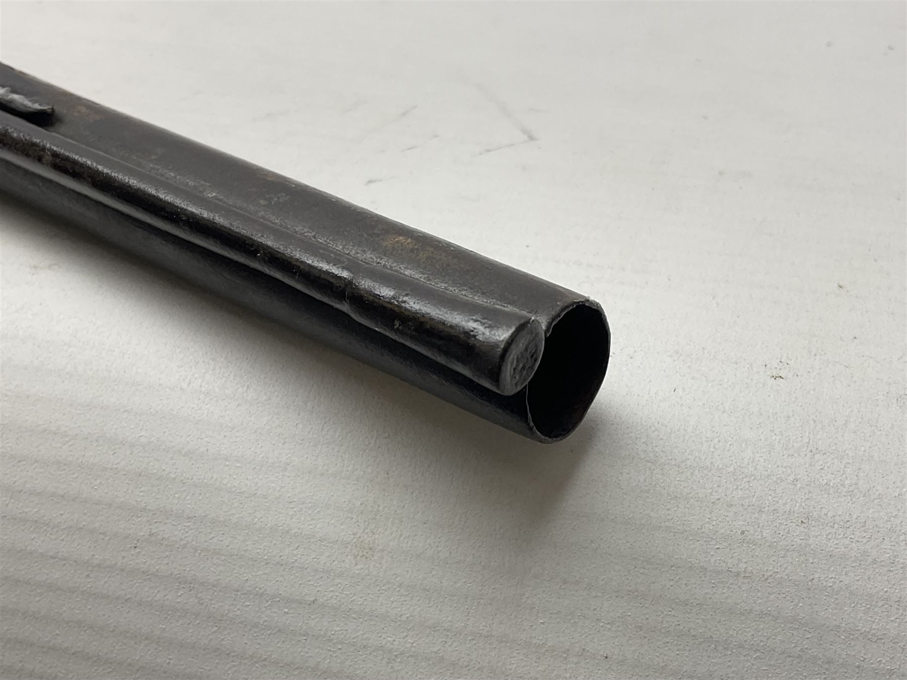 19th century Arabian(?) jezail flintlock musket, approximately 28-bore, the 137cm(54