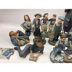 Group of eleven limited edition Chloe by Genesis figures, with certificates, in two boxes
