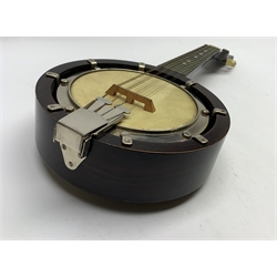  Eight string banjo mandolin (banjolin) L56cm in carrying case  
