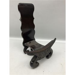 Cloisonné plate decorated with birds and flowers, together with a pair of Cloisonné vases of baluster form 