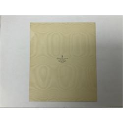 King George VI and Queen Elizabeth - signed 1949 Christmas card with gilt embossed crown to cover, black and white photograph to the interior, of The King and Queen riding in an open carriage to their Silver Wedding Celebration, signed 'George R. Elizabeth R.'