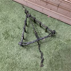 Small cast iron plough - THIS LOT IS TO BE COLLECTED BY APPOINTMENT FROM DUGGLEBY STORAGE, GREAT HILL, EASTFIELD, SCARBOROUGH, YO11 3TX