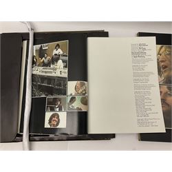 Beatles 'Get Back' book; The Rolling Stones on Camera of Guard with DVD by Mark Hayward; Black Vinyl White Powder by Simon Napier-Bell