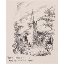 George Farquhar Pennington (British 1872-1961); collection of ten watercolours and ink sketches, variously signed and dated, largest 37cm x 26cm (10)