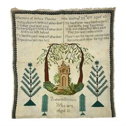 Victorian needlework  picture and verse 