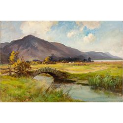Owen Bowen (Staithes Group 1873-1967): Stone Bridge in the Lake District, believed to be B...