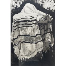 Barbara Jackson (British 1936-): 'Priestly Blessing', aquatint signed and titled in pencil 49cm x 33cm