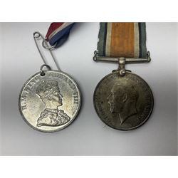 WW1 pair of medals comprising British war medal and Victory Medal awarded to 19774 Pte. G. Headlam Sea. Highrs.; another WW1 pair of medals comprising British War Medal and Mercantile Marine Medal awarded to Charles Filburn; WW2 group of five medals comprising 1939-45 War Medal, Defence Medal, 1939-45 Star, Africa Star and Burma Star; in issue box addressed to Mr. H, Smithson with medal slip; all with ribbons; and Edward VIII Coronation medal (10)