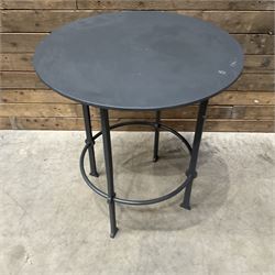 Richard Bawden (1936-2024); - Cast iron circular garden table