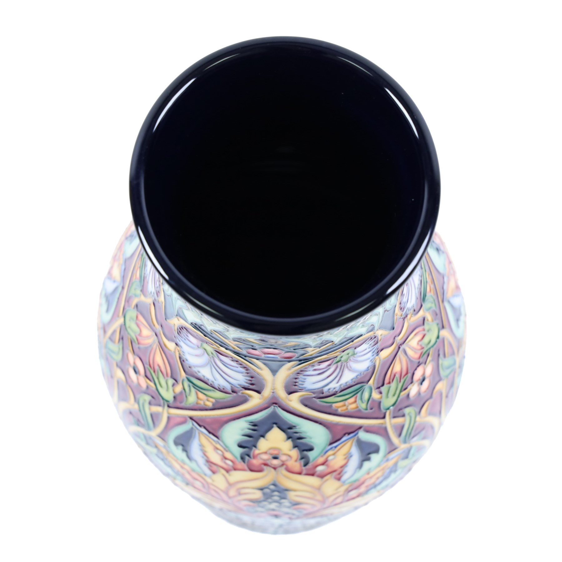 Moorcroft Tree of Life pattern vase, by Rachel Bishop, with impressed and painted marks beneath, H42cm 