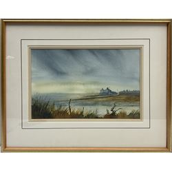 Doris Hindle (British 20th century): 'Backyard Gossips', watercolour signed;  Arthur Craven (British 20th century): 'Ravenscar Cumbria', watercolour signed, labelled verso; R BlakeHarper (British 20th century): 'Farm on Baitings Road Toward Rishworth', watercolour signed and dated 2006 max 34cm x 40cm (3)