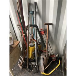 Various garden tools including sprayer - THIS LOT IS TO BE COLLECTED BY APPOINTMENT FROM DUGGLEBY STORAGE, GREAT HILL, EASTFIELD, SCARBOROUGH, YO11 3TX