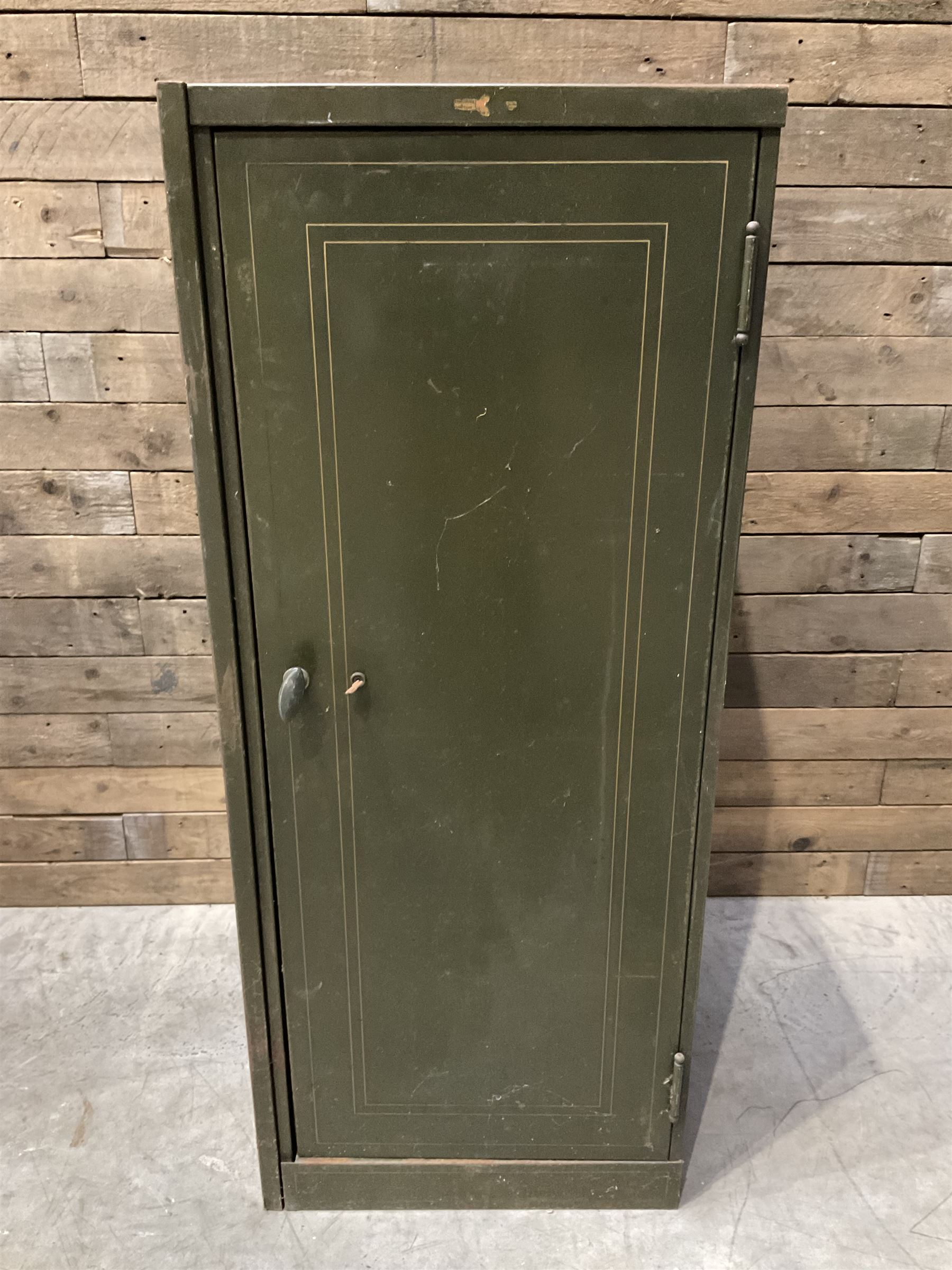 Art Metal Steel Office Furniture - mid-20th century lockable cupboard