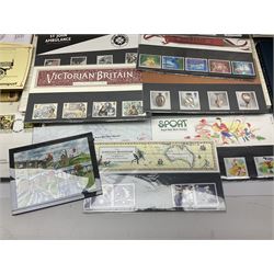Great British and World stamps, including Queen Elizabeth II mint stamps in presentation packs, PHQ cards, Canada, Rhodesia and Nyasaland etc, in stockbooks and loose