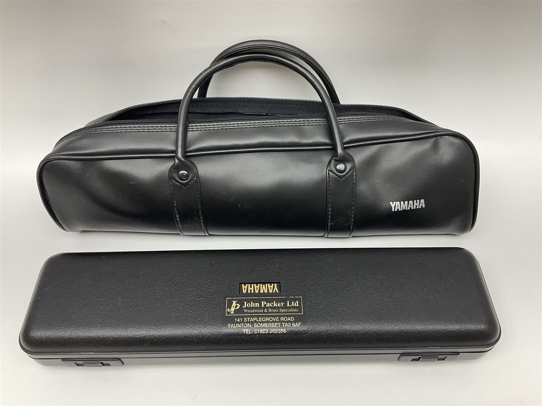 Yamaha 211, silver plated three-piece flute, serial no.844200; in fitted case with cleaning rod