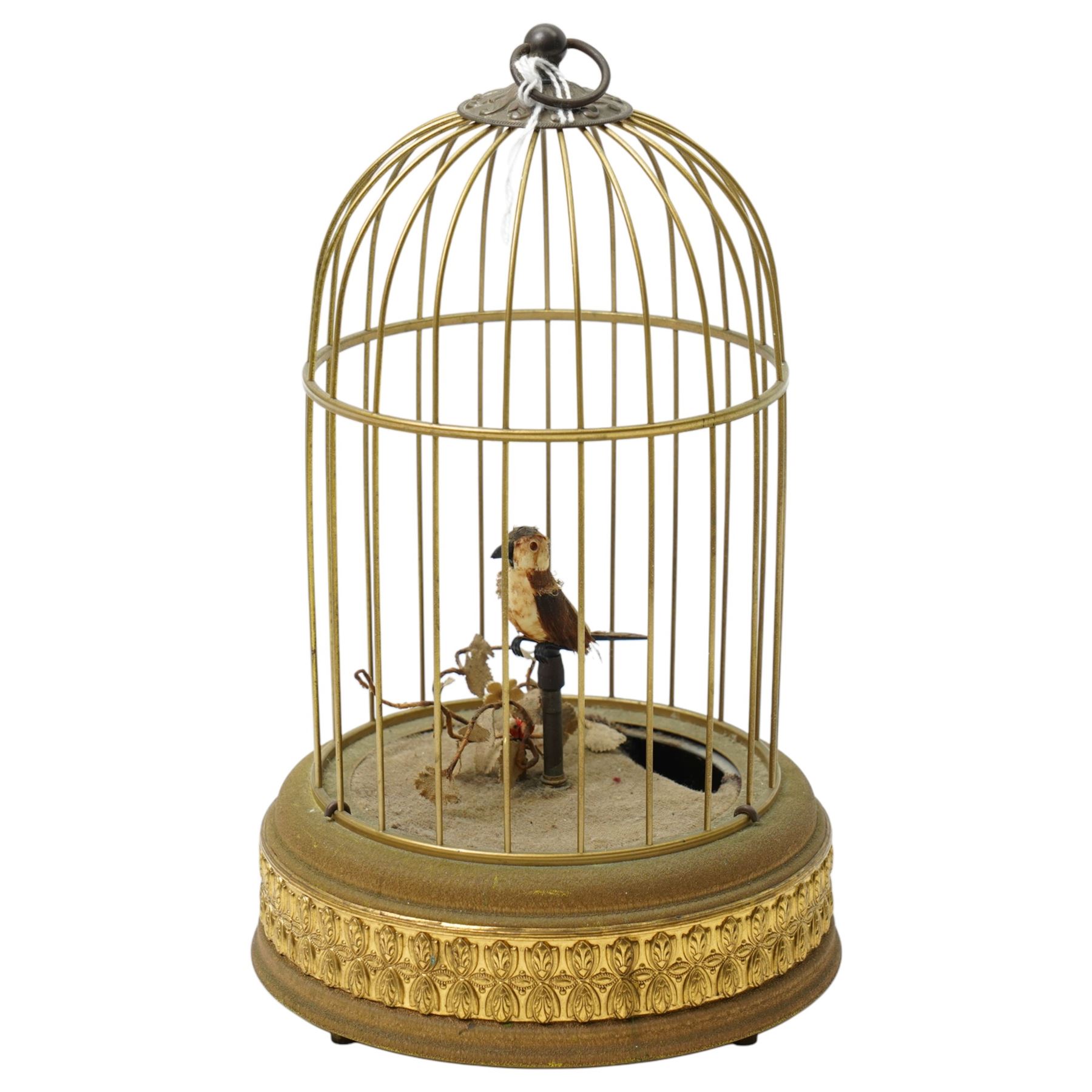Reproduction automaton of a bird in a cage