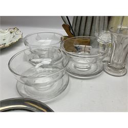 Denby coffee pot, together with Hornsea sugar shaker, glassware and other collectables 