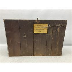 Taxidermy; Victorian cased bird diorama,  pair of Kingfishers (Alcedo Athis) adult mounts and Kestrel (Falco tinnunculus) adult mount, in a naturalistic setting with one kingfisher in flight, encased within a three pane display case, H45cm, L72cm