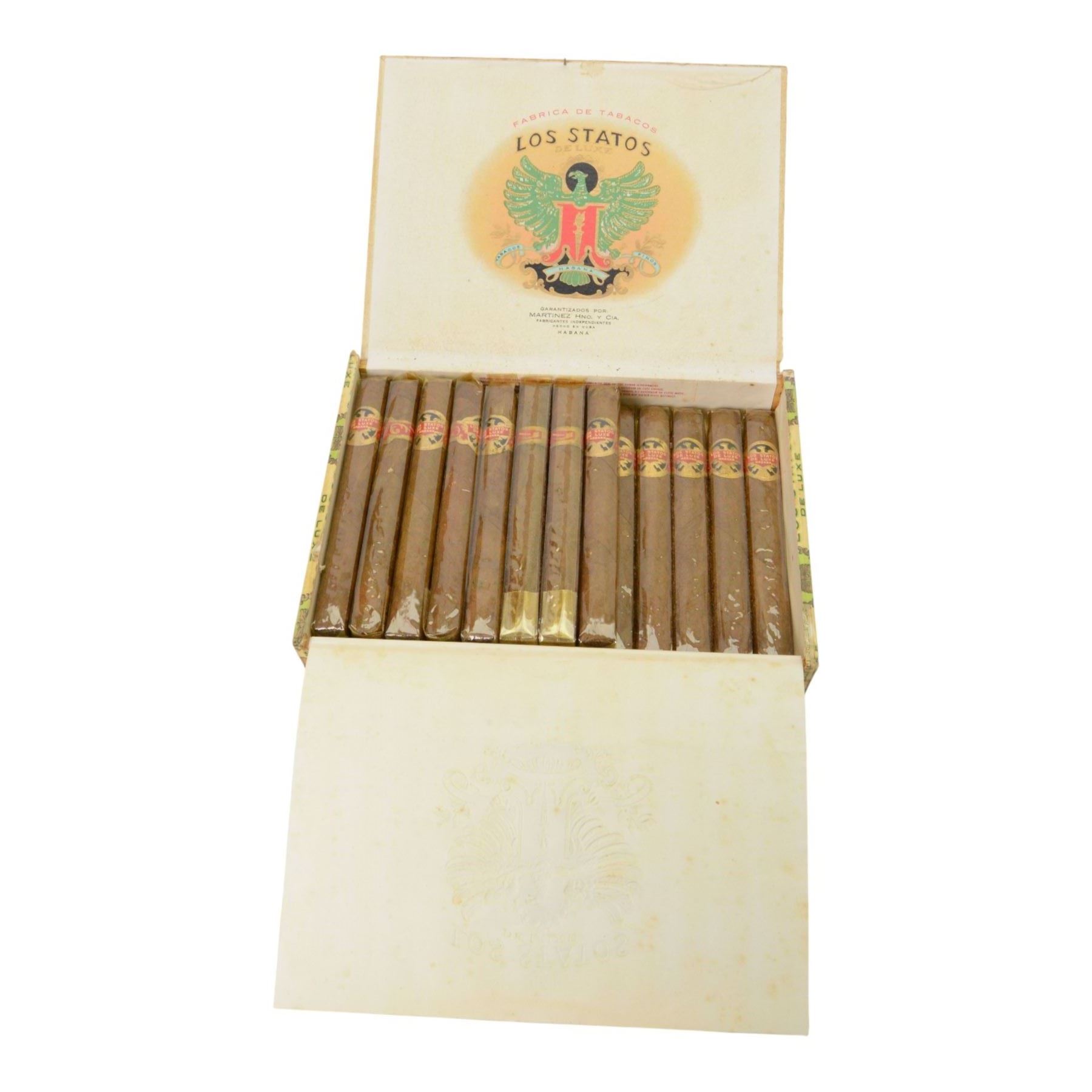 Los Statos de Luxe Cremas Cigars, two boxes, one box sealed