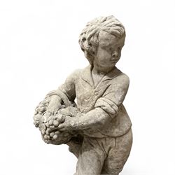 Set of four Cast stone Traditional Seasons, Including Spring, Summer, Autumn & Winter