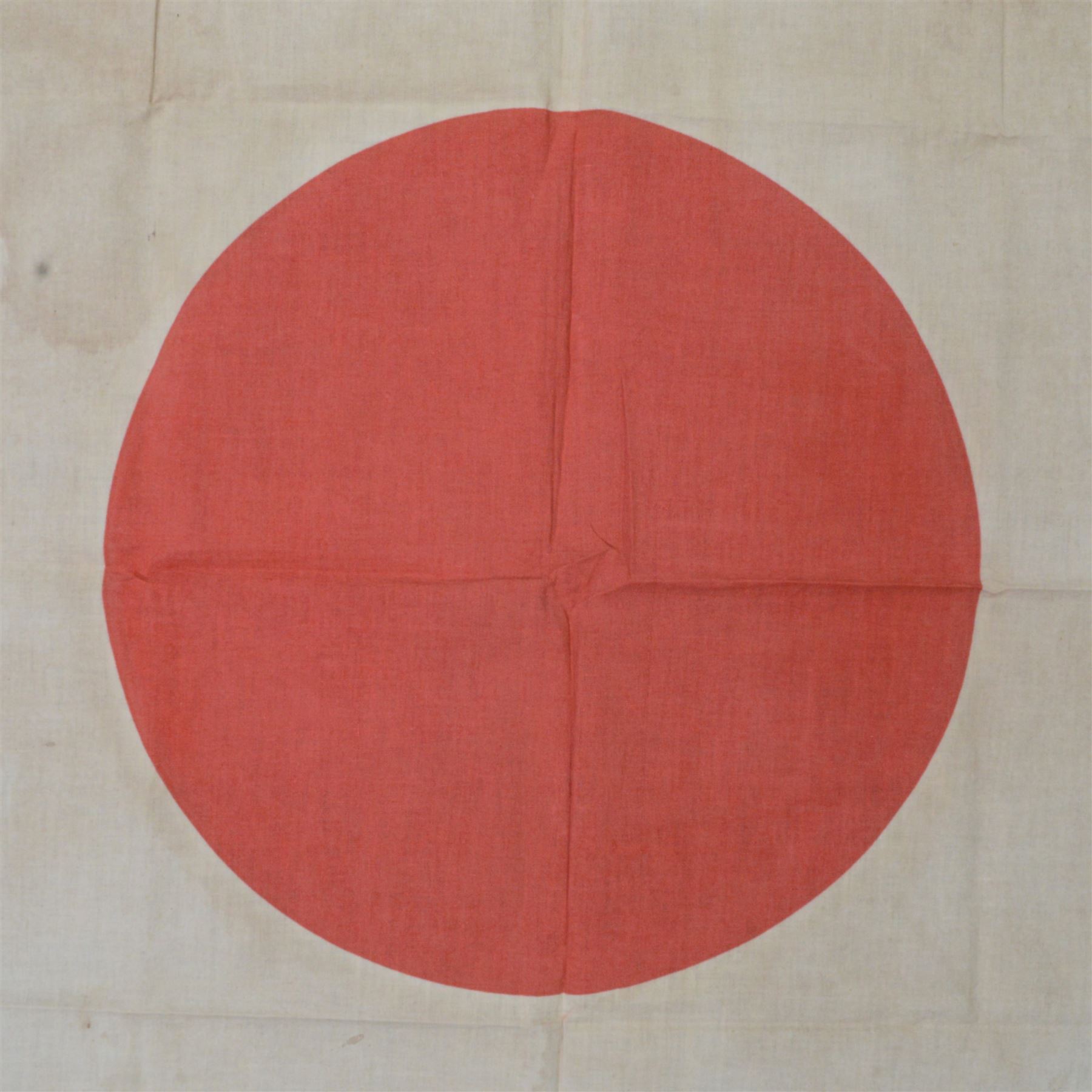WWII Japanese Yosegaki Hinomaru (Good Luck) national flag, H72cm, L80cm
