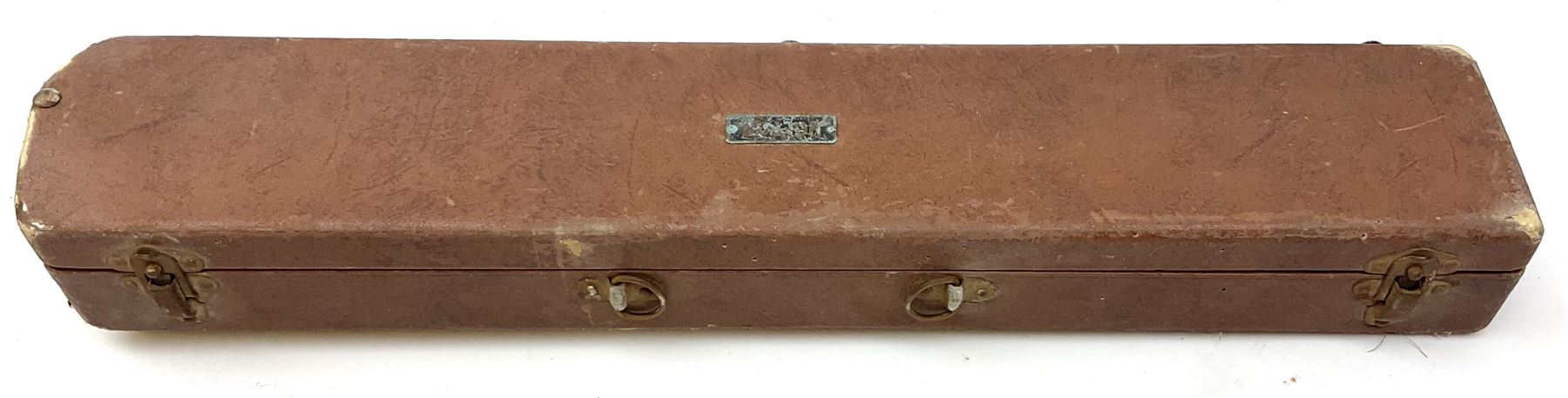 Holton Elkhorn Collegiate silver plated two-piece clarinet No.203444 L68cm; cased