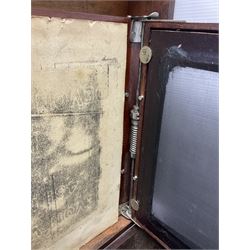 Underwood standard duplicator, in original wooden box, with gilt lettering to cover