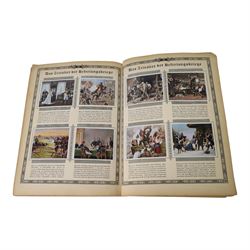 Collection of Third Reich German Ephemera, citations and certificates, photographs, an album of cigarette cards - Bilder Deutsche Geschichte, Deutschland Im Zweiten Weltkrieg, prints etc 