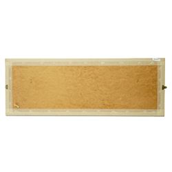 Early 19th century handbill for Malton Races June 1803 'Sagg's only correct and authentic list' with runners and owners 27cm x 18cm, another for 'Boroughbridge Races October 1782', another 'Preston Races July 1799', another 'Doncaster Races September 1802' and another 'York Spring Meeting 1802' in one frame 41cm x 116cm 
Provenance: property of a Nobleman