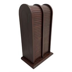 Panasonic 32 inch TV with DVD player and wall bracket and CD rack including various CDs 