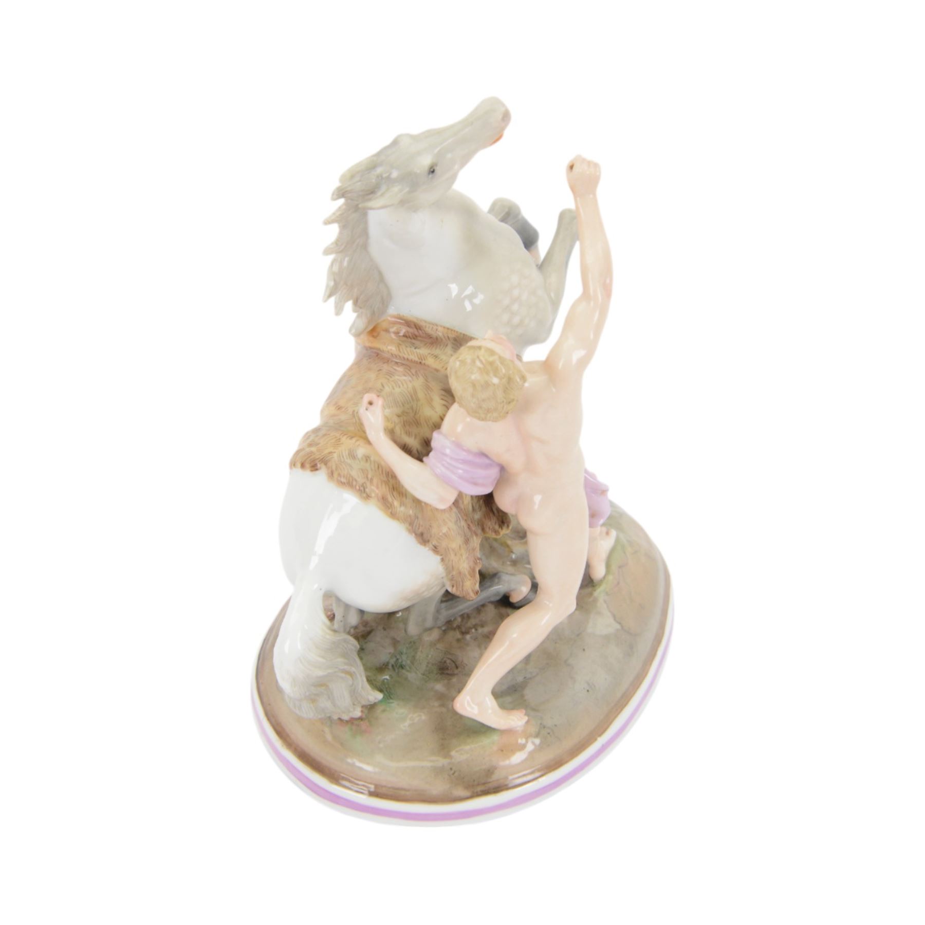 20th century Continental Marly horse, with blue triangle mark beneath, H26cm
