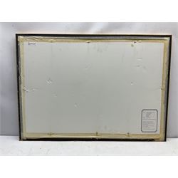 John Squire ARIBA (British Contemporary): Canal Bridge, mixed media on linen laid on board signed with initials and dated '07, studio label verso with artist's address Heckmondwike, West Yorks verso 41cm x 55cm