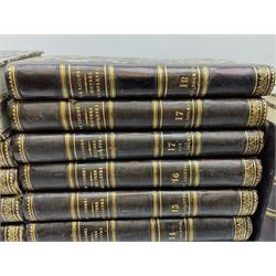 Oeuvres Completes Du Bienheureux A.-M. De Liguori, Eveque De sainte-Agathe Des Goths .... 1842 Paris. Twenty-nine volumes (lacking volume four). Uniformly bound in quarter leather with marbled  boards and end papers.