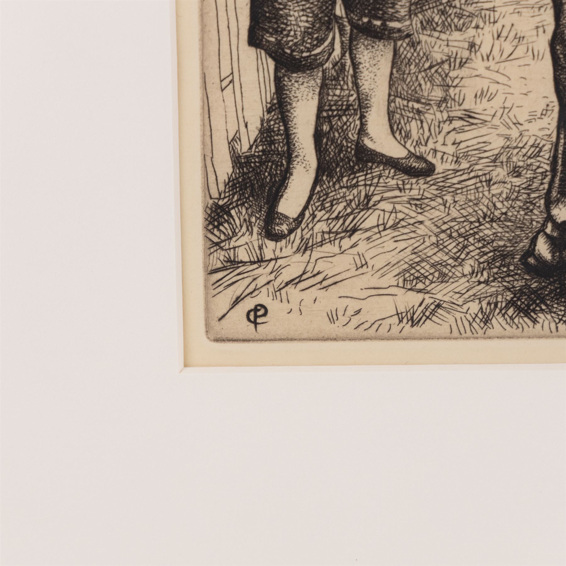 Dame Laura Knight (Staithes Group 1877-1970): 'Bareback Rider', etching pub. 1935, 25.5cm x 12.5cm 