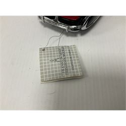 Franklin Mint - five 1:24 scale die-cast precision models comprising 1930 Bugatti Royale Coupe Napoleon, 1933 Duesenberg SJ Twenty Grand, 1935 Mercedes Benz 500K Special Roadster, 1938 Jaguar SS-100, and 1947 Bentley 