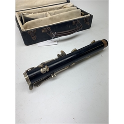 A Corton Clarinet, cased