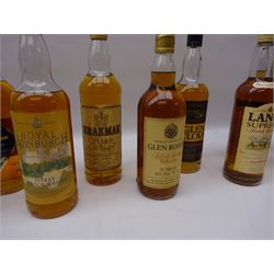 Twelve bottles of blended Scotch whisky, including Langs Supreme, MacArthur's, Kenmore etc, various contents and proofs (12)
