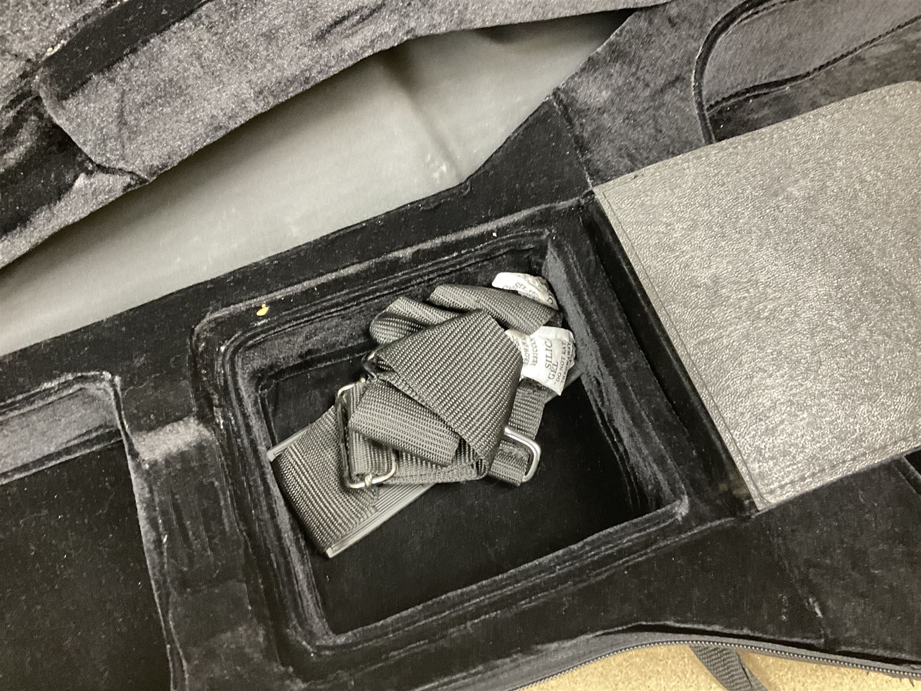 Spanish Gitano Manuel Rodriguez Maccaferri guitar, model no.EMC1; bears label; L98cm; in lightweight carrying case