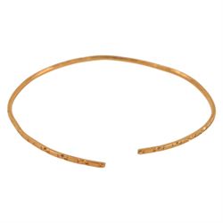 20ct gold bangle 