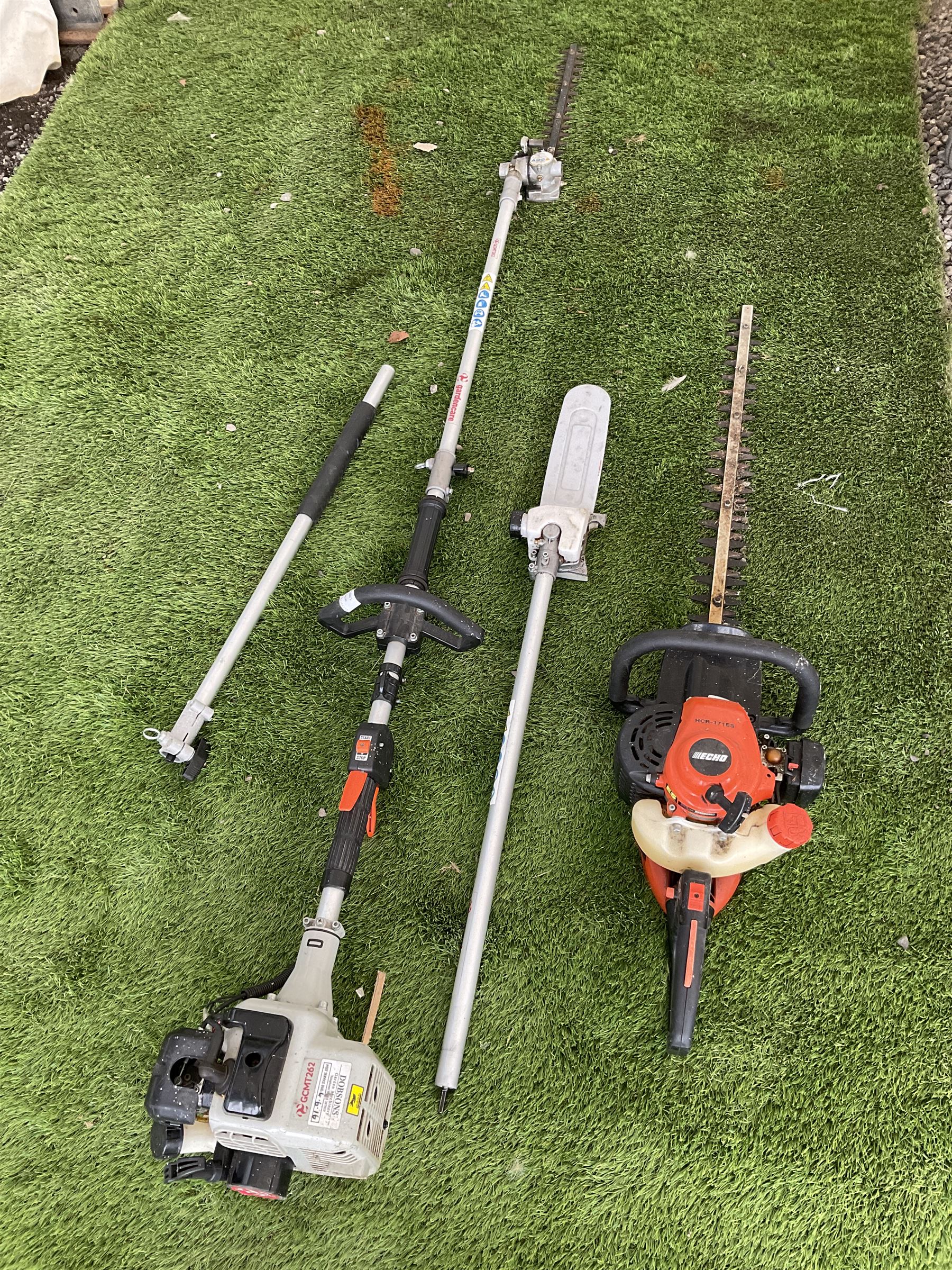 Petrol GCMT262 telescopic hedge trimmer and Echo HCR-171ES hedge trimmer  - THIS LOT IS TO BE COLLECTED BY APPOINTMENT FROM DUGGLEBY STORAGE, GREAT HILL, EASTFIELD, SCARBOROUGH, YO11 3TX