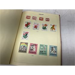 Great British and World stamps, including Queen Victoria and later, Lundy, Iran, Poland, Spain, USA etc, housed in albums and loose, in one box