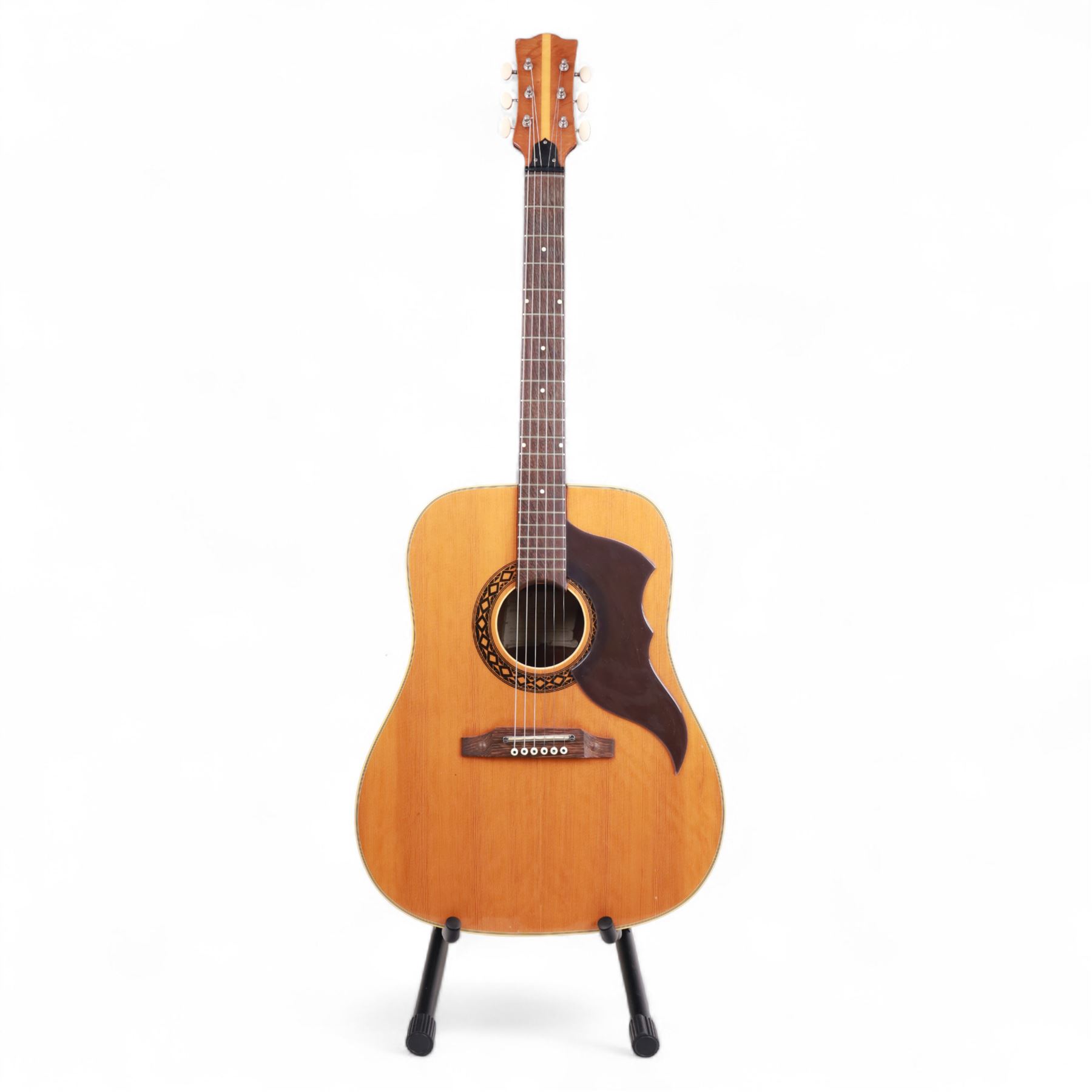 EKO six string acoustic guitar, made in Italy, in Gear4Music soft case, guitar L105cm