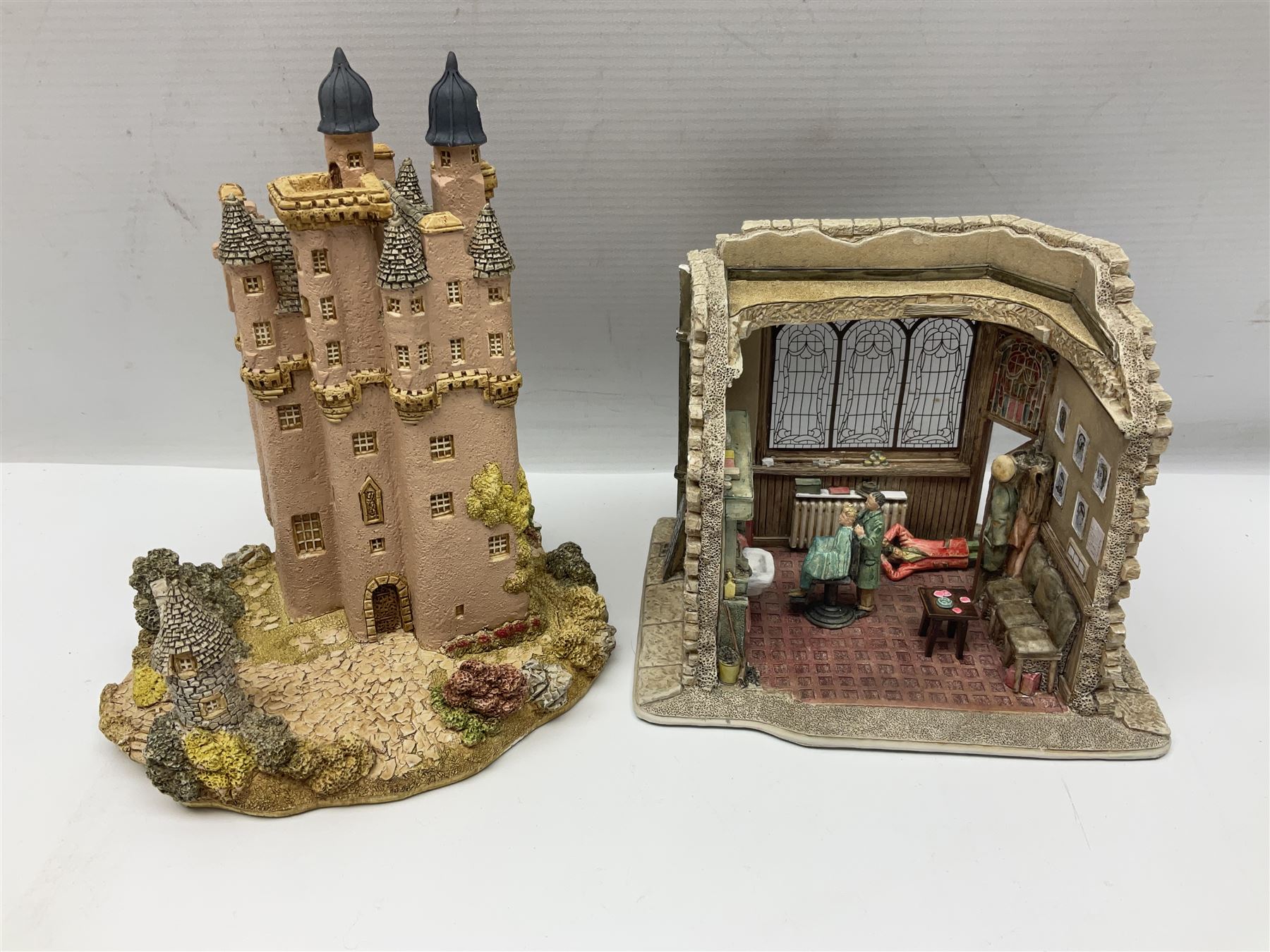 Ten Lilliput Lanes, to include Sleigh Bells, Short Back and Sides, Crook Hall Gardens, Loch Ness Lodge, Le Petit, etc, nine with original boxes  (10)