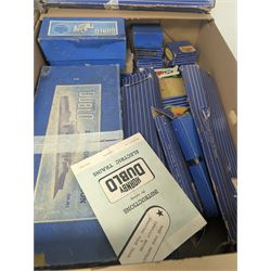 Collection of Hornby Dublo three-rail model railway rolling stock, track and accessories, some boxed