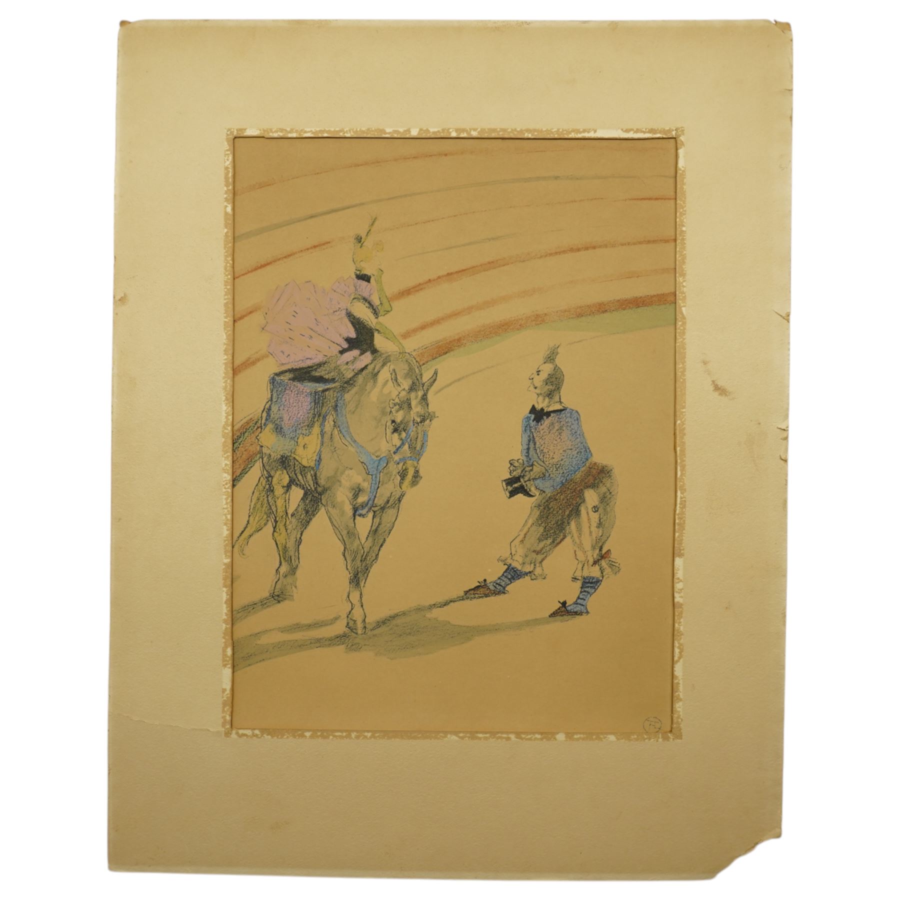 After Henri de Toulouse-Lautrec (French 1864-1901): Yvette Guilbert and Cabaret Scenes, set five lithographs one numbered 1118/1500 with printed monogram or blindstamp, together with exhibition poster Toulouse-Lautrec: Maison de la Pensée Française, Paris max 67cm x 47cm (6)