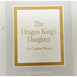  Two limited edition Franklin Mint figure 'Empress of the Snow' and 'The Dragon King's Daughter' by Caroline Young, one with certificate, H30cm (2)  