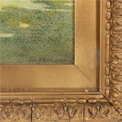 Frederick William Jackson (Staithes Group 1859-1918): The Old Rectory Hinderwell Near Whitby, North Yorkshire, watercolour signed 24cm x 34cm